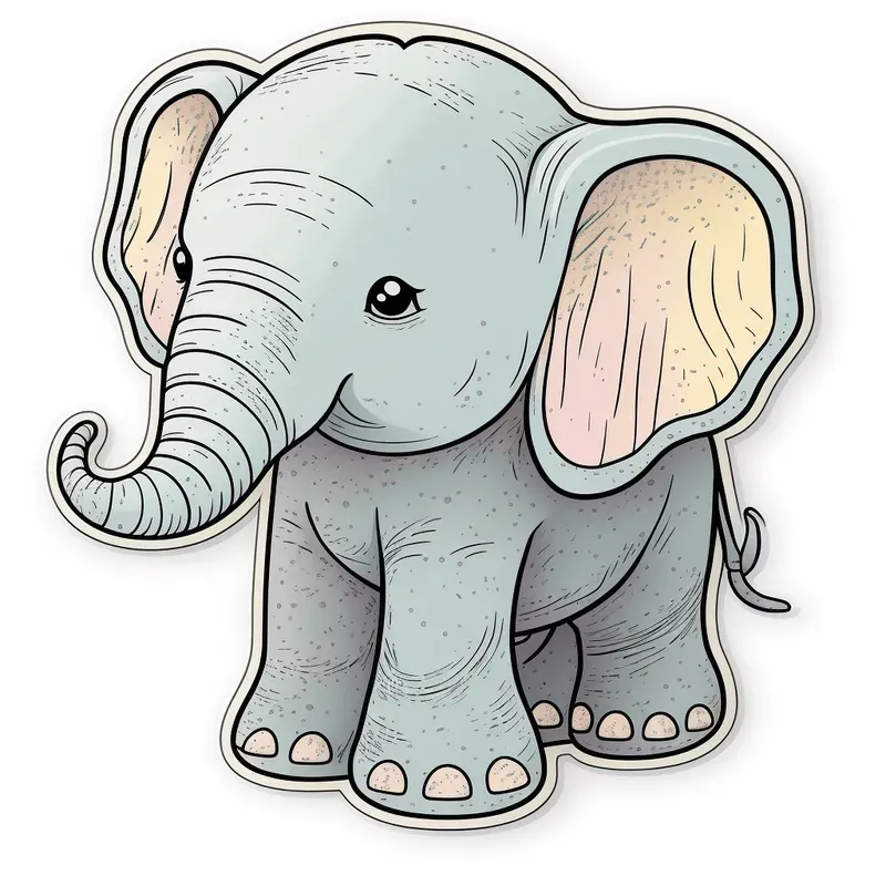 Cute Baby Animal Stickers