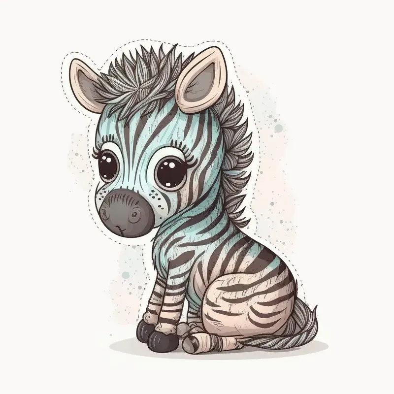 Cute Baby Animal Stickers