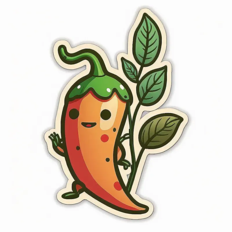 Cute Baby Vegetable Stickers