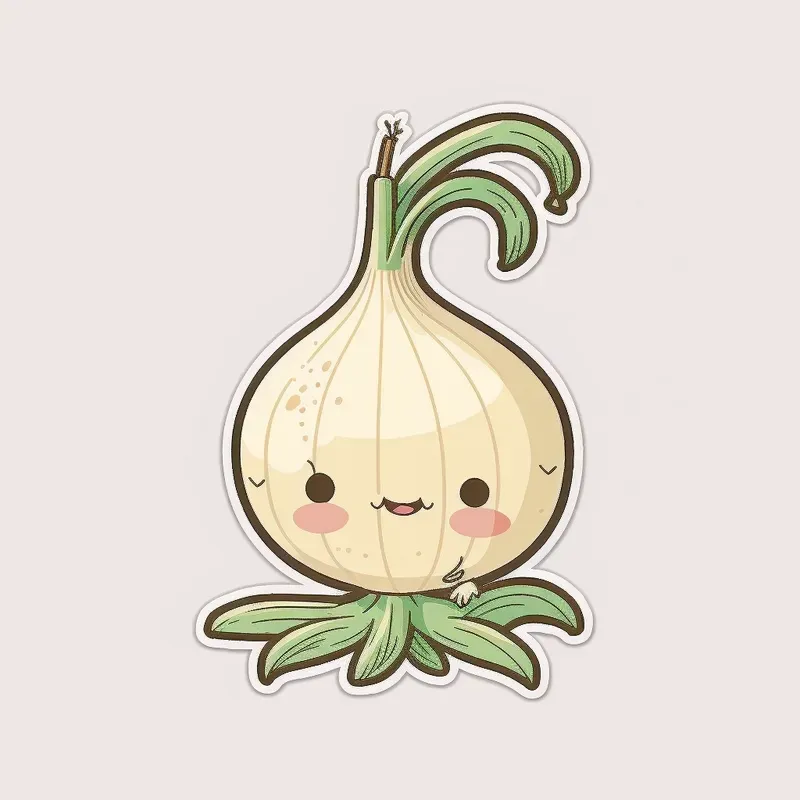 Cute Baby Vegetable Stickers