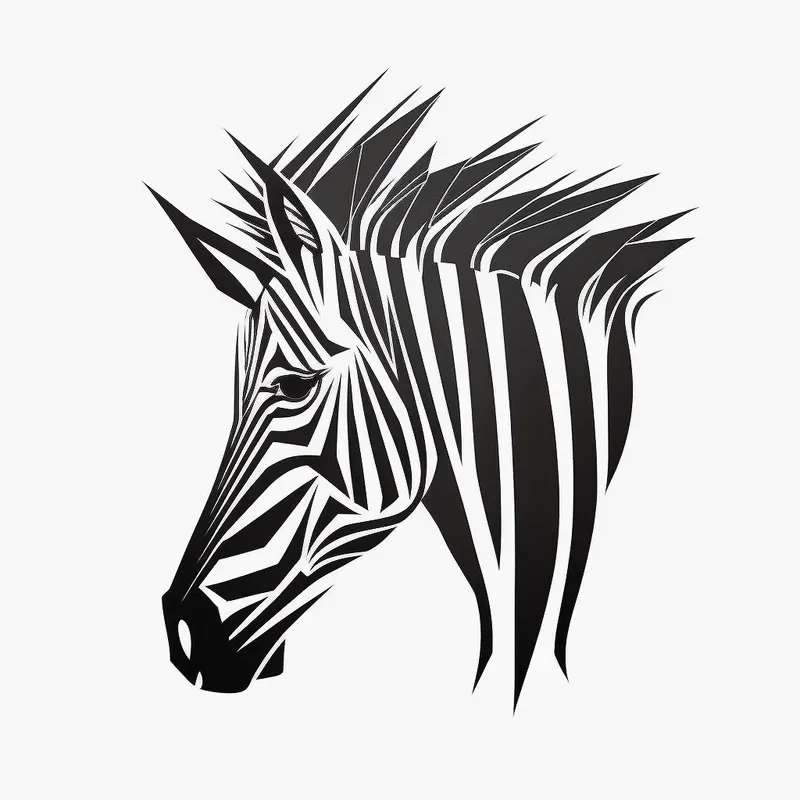 Black And White Animal Heads