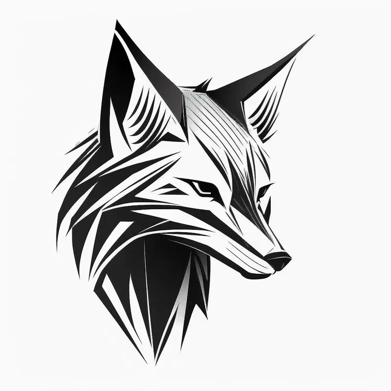 Black And White Animal Heads