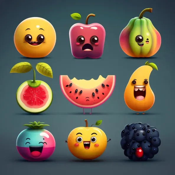 Colorful Emojis Icons
