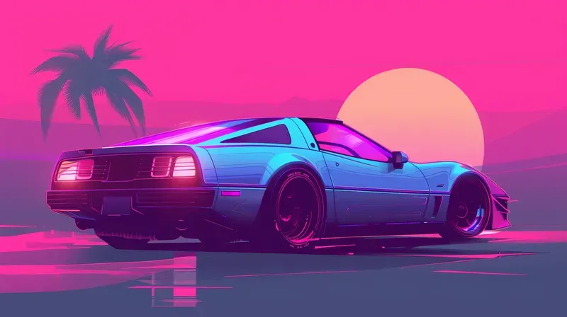 Nostalgic Vaporwave Illustrations