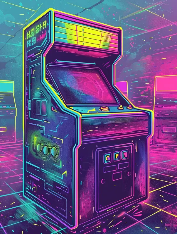 Nostalgic Vaporwave Illustrations