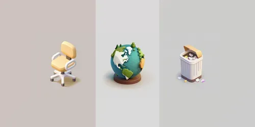 Office Business Icons generated by midjourney