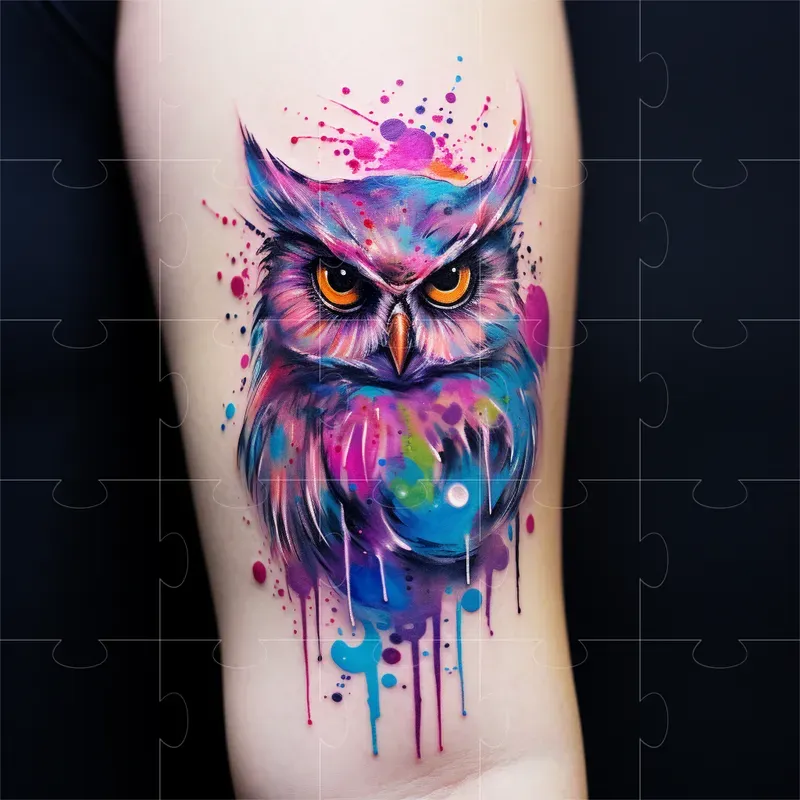 Vibrant Watercolor Tattoo Designs