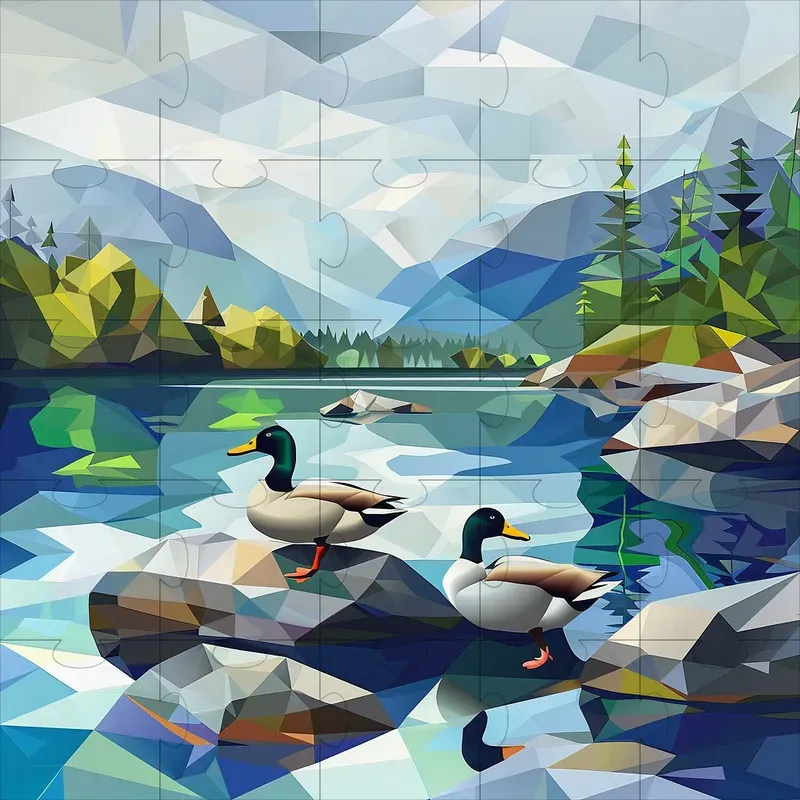 Low Poly 2D Art Creations