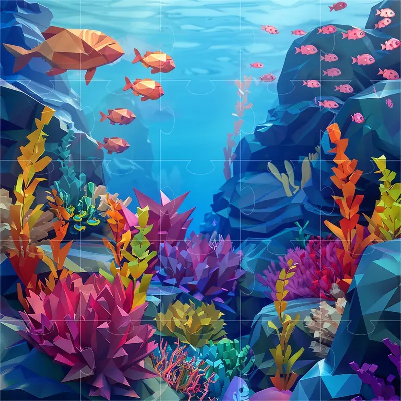 Low Poly 2D Art Creations