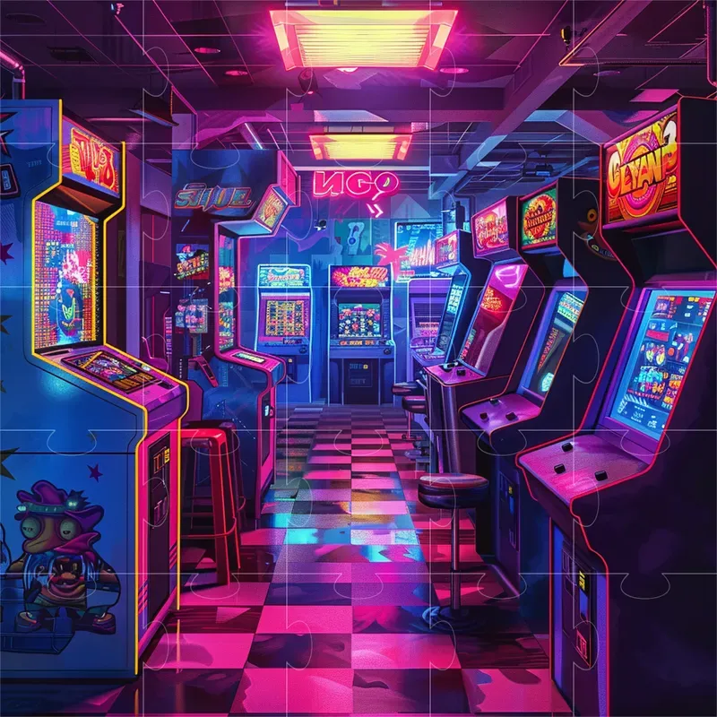 80s Retro Style Visual Feasts