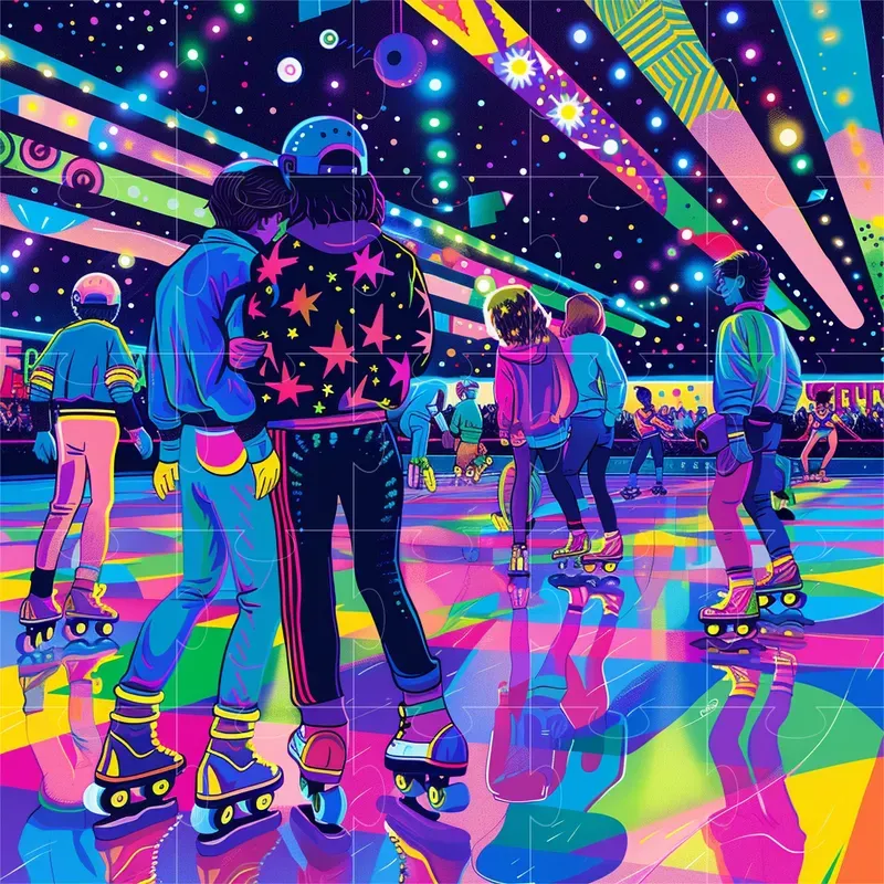 80s Retro Style Visual Feasts