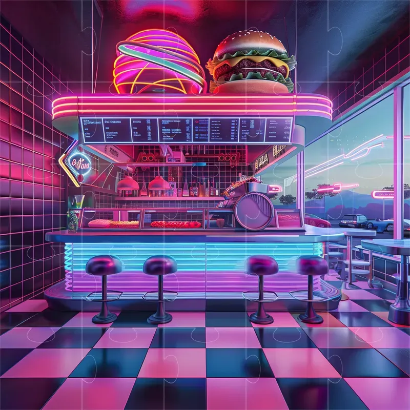 80s Retro Style Visual Feasts