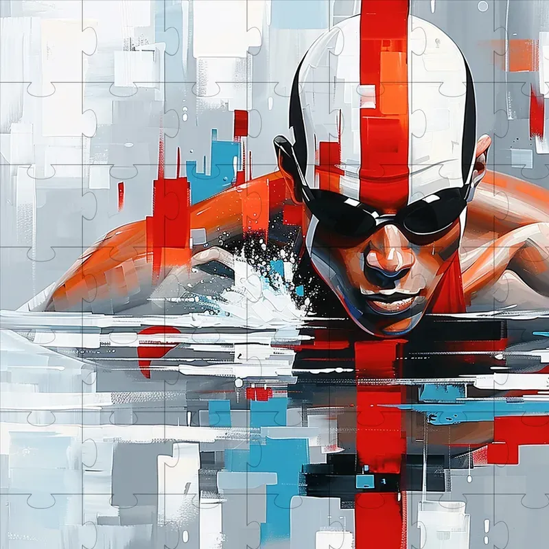 Dynamic Olympic Athlete Portraits