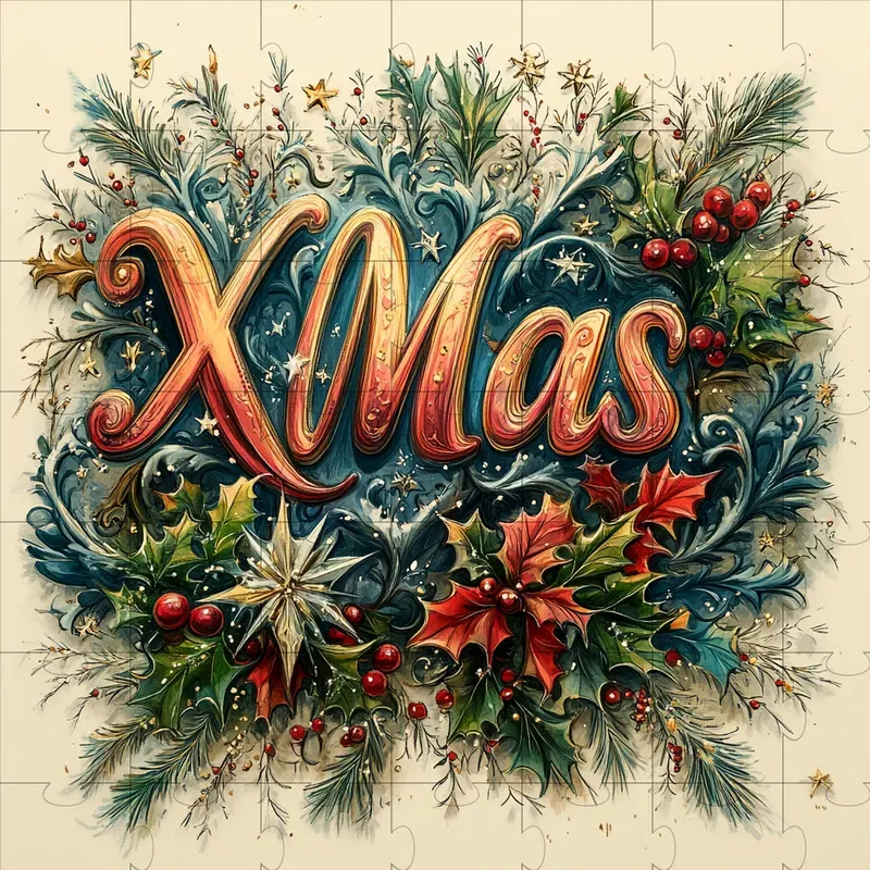 Christmas Typography Logos