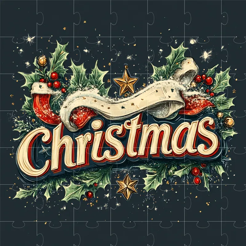Christmas Typography Logos