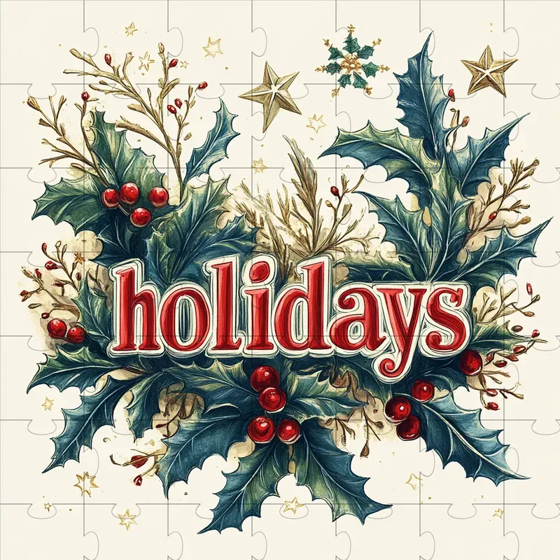 Christmas Typography Logos