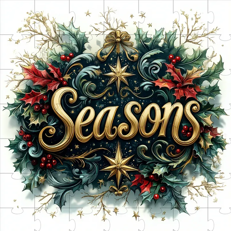 Christmas Typography Logos