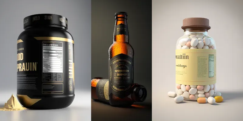 Stunning Product Labels generated by undefined