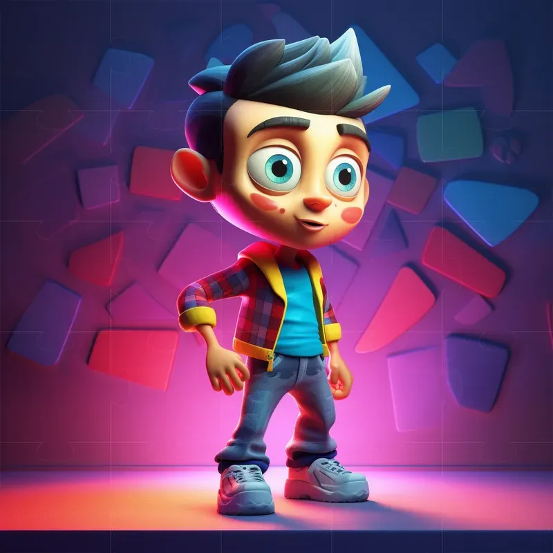 3D Fun Cartoon Characters