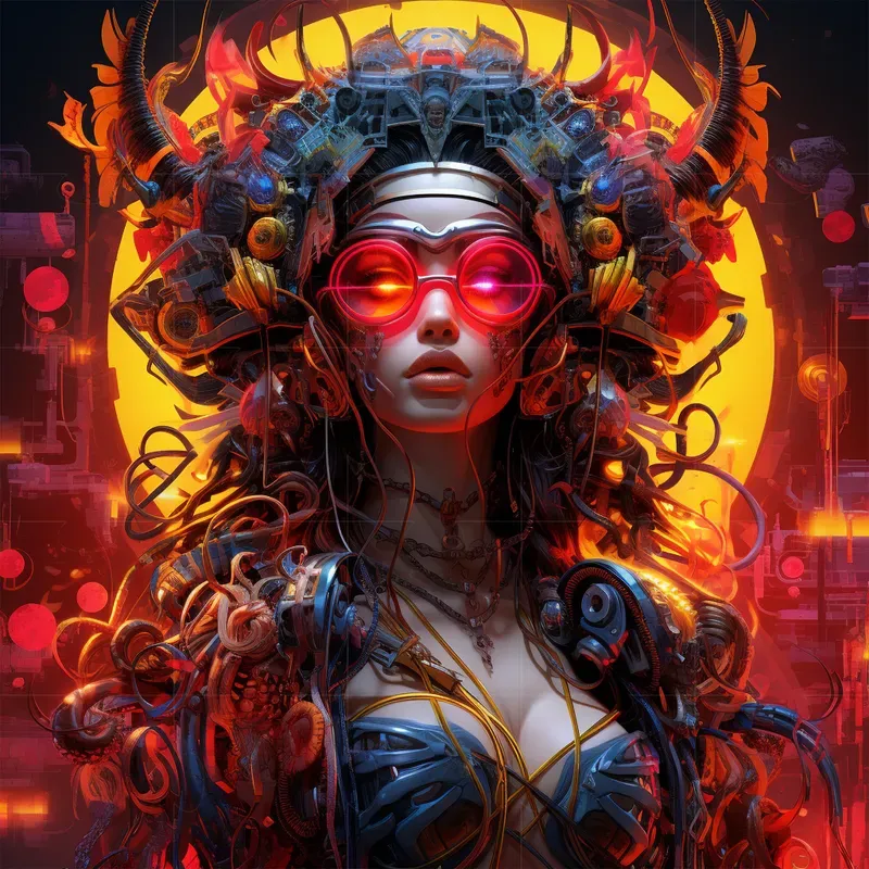 Neon Fantasy Characters