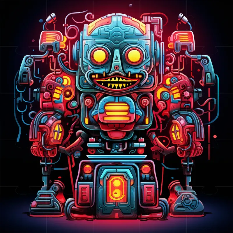 Neon Fantasy Characters