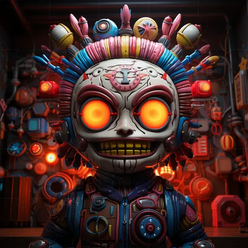 Neon Fantasy Characters