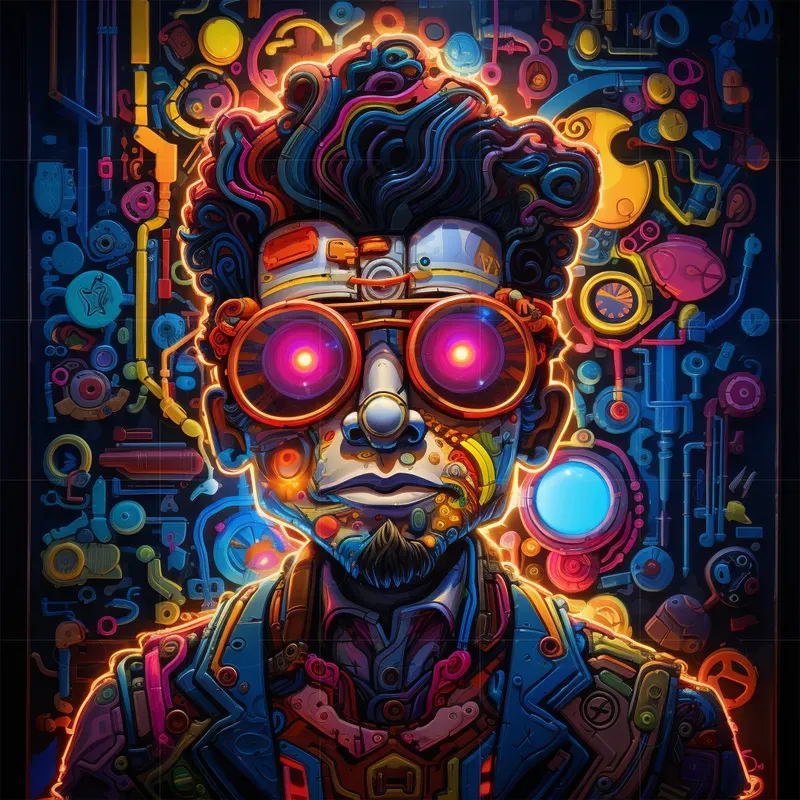 Neon Fantasy Characters