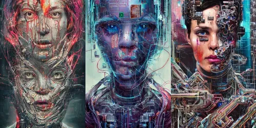 Cybernetic Humanoids generated by stable-diffusion