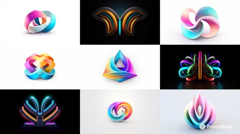 Geometric Gradient Logo