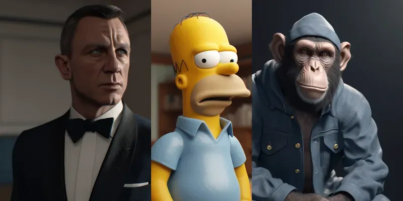 3D Character Renders generated by undefined