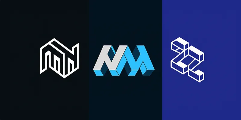 Flat 3D Coalescing Letters Logo generated by undefined