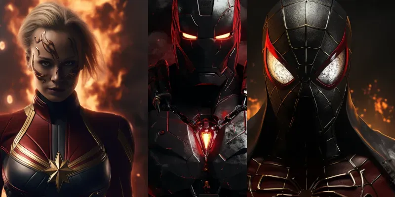 Villain Superheroes Halloween Collections generated by undefined