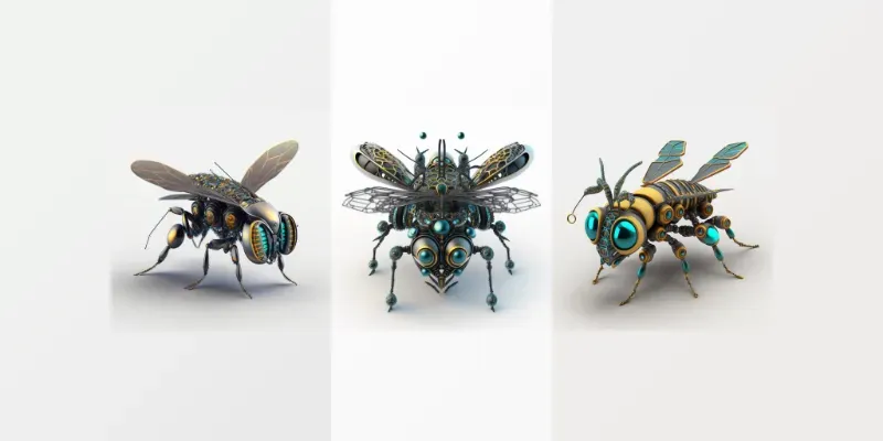 Flying Insect Drones generated by undefined