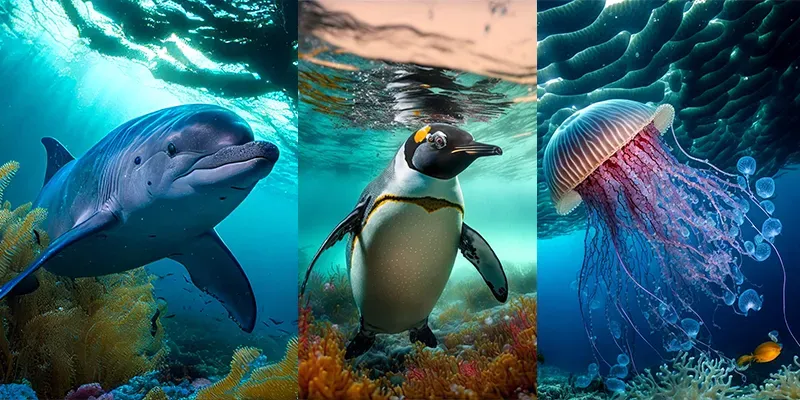 Underwater Sea Creatures generated by undefined
