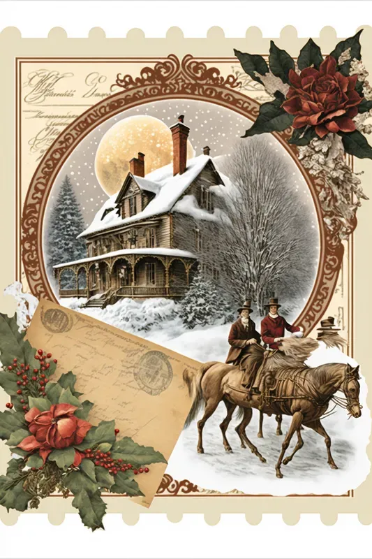Vintage Winter Greeting Cards