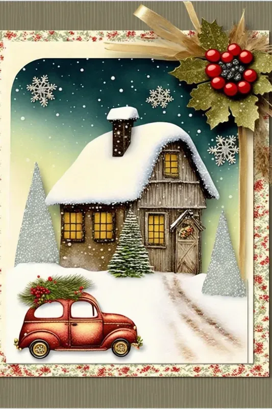 Vintage Winter Greeting Cards