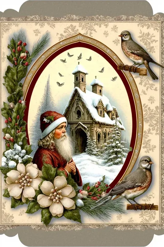 Vintage Winter Greeting Cards