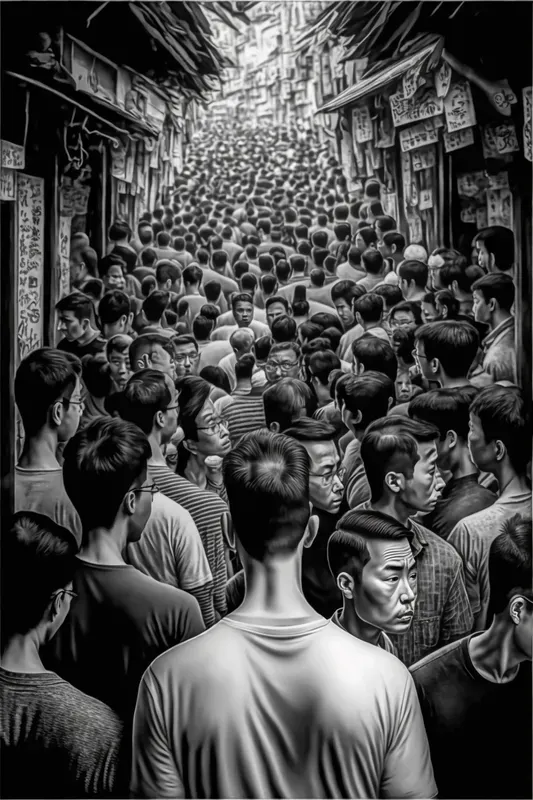 Crowded City Sketches