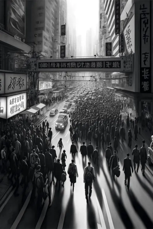 Crowded City Sketches