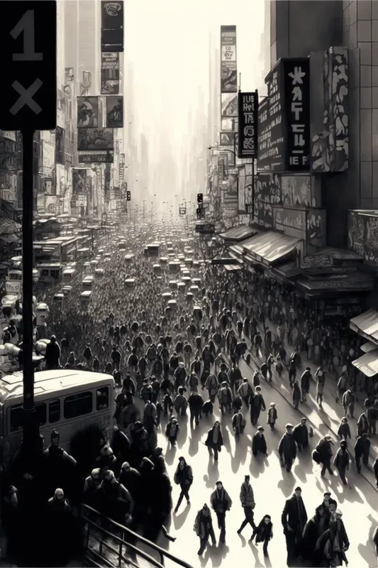 Crowded City Sketches
