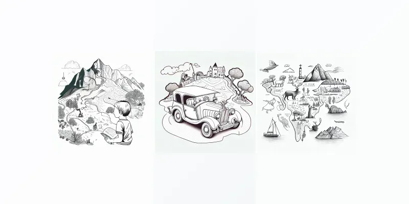 Illustrations Of Ancient Map generated by undefined