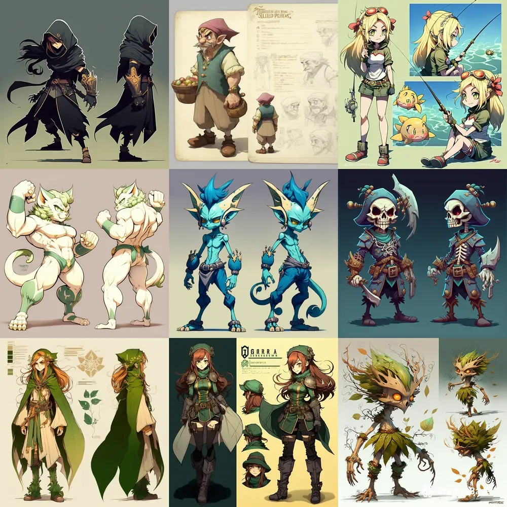 Beautiful Game Character Designs