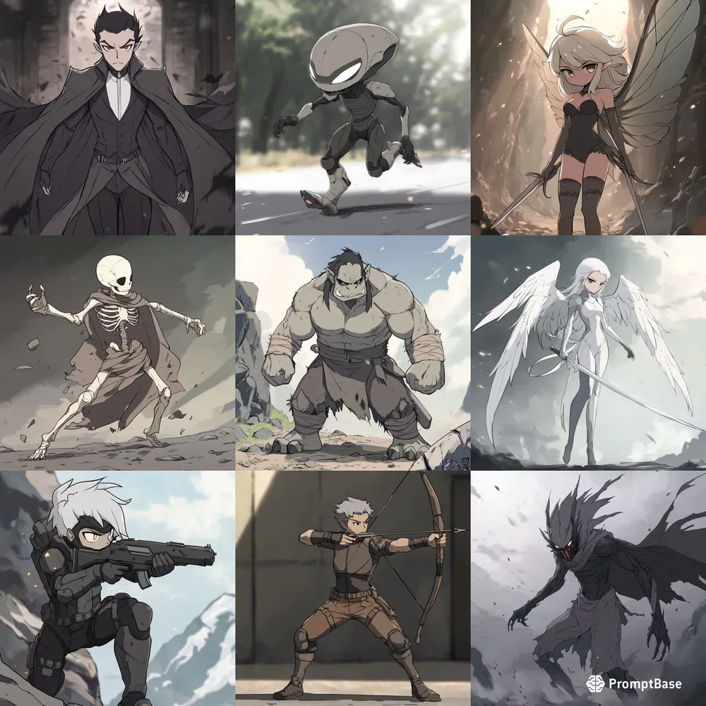 Anime Fantasy Character Designs