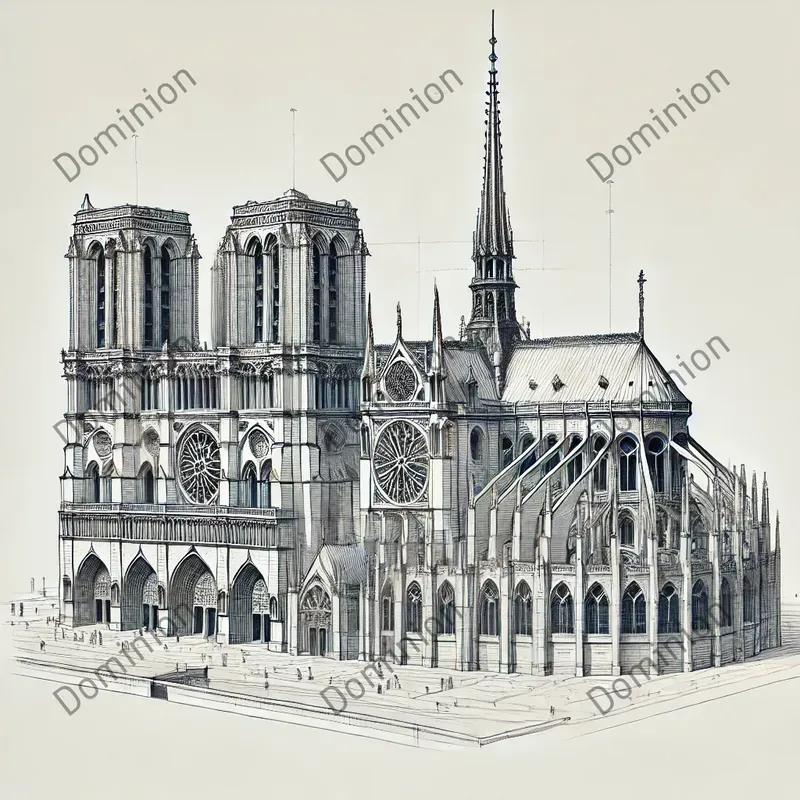 Famous Buildings As Architectural Sketches