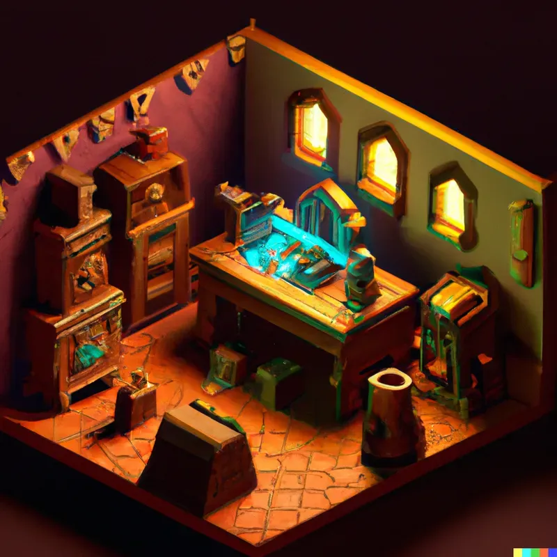 Miniature Fantasy Rooms