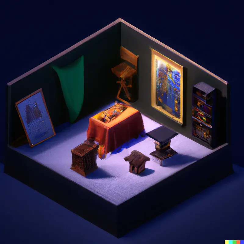 Miniature Fantasy Rooms