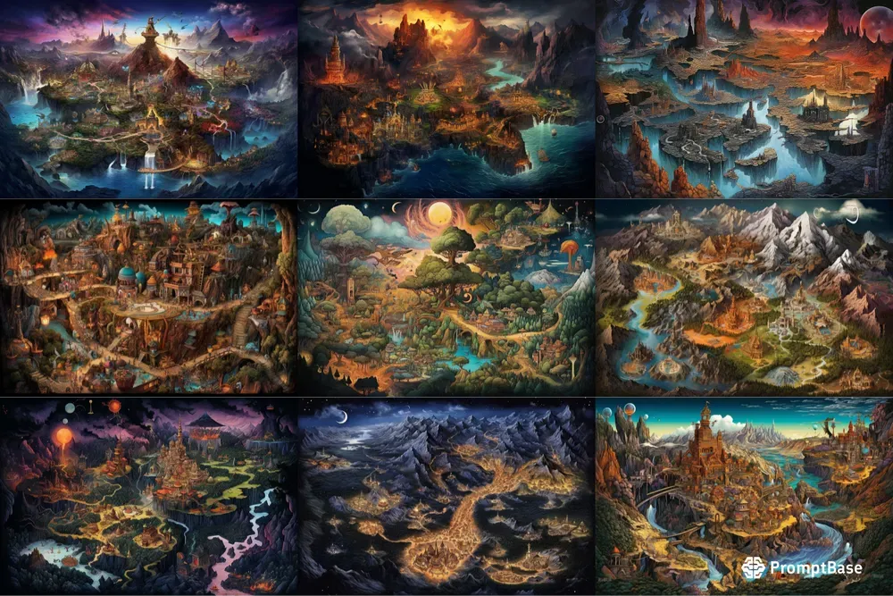 Mystical Map Makers Unveil Hidden Worlds