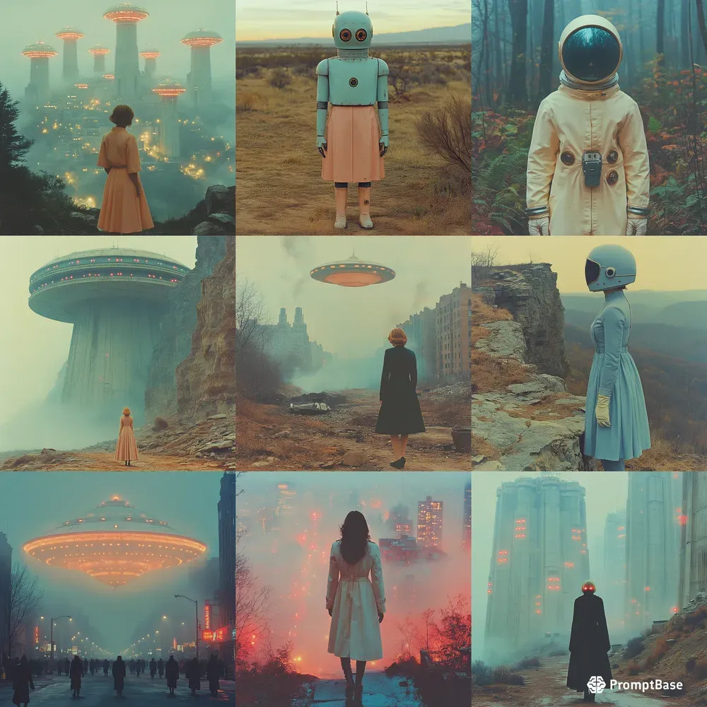 Retro Scifi Surreal Cinematics