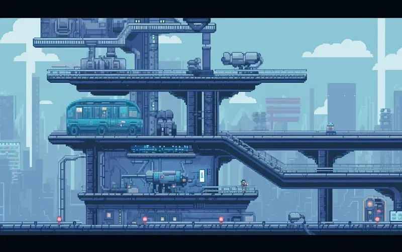 Pixel Playground Retro 16bit Levels