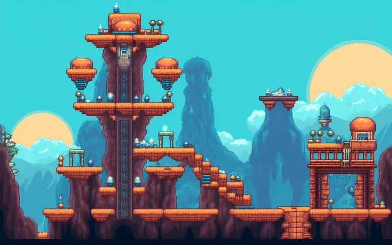 Pixel Playground Retro 16bit Levels